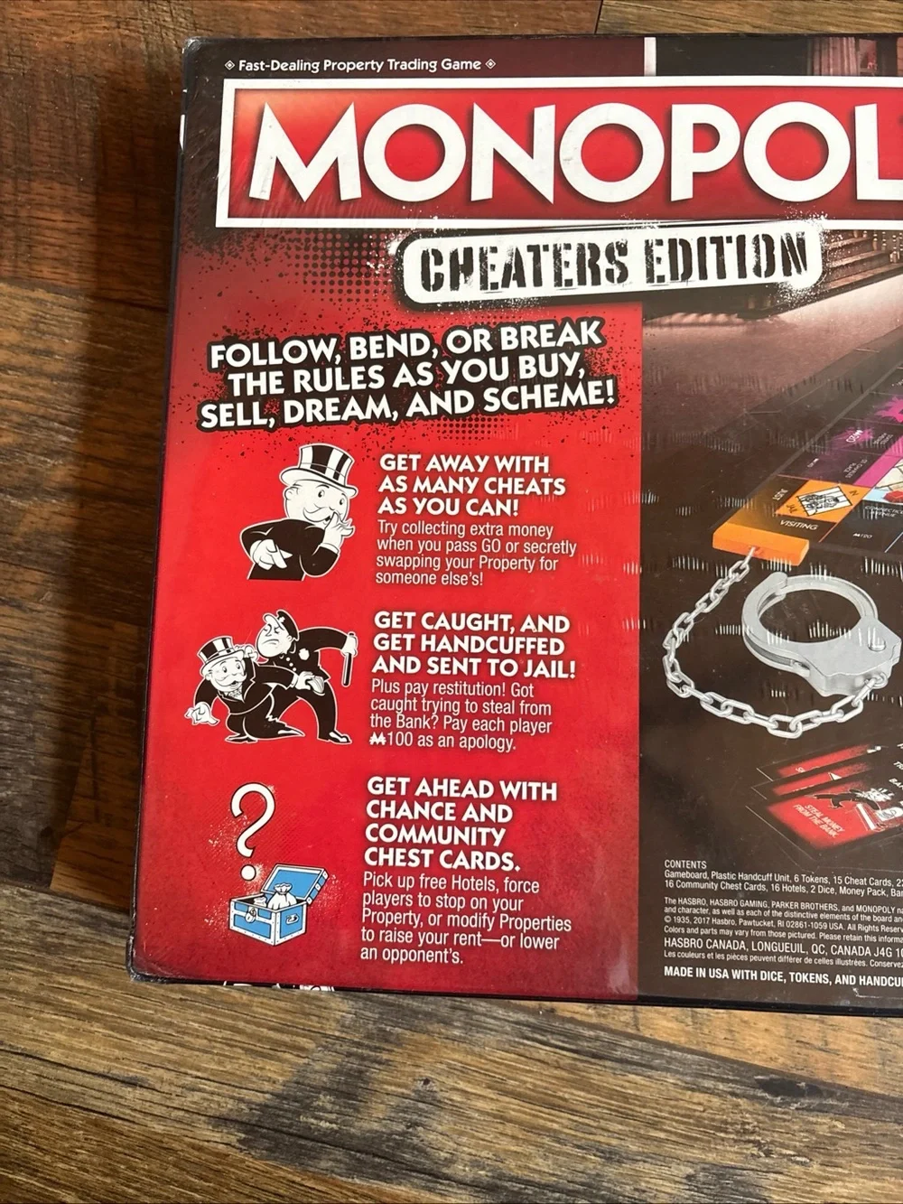 Monopoly cheaters edition board game-new & sealed